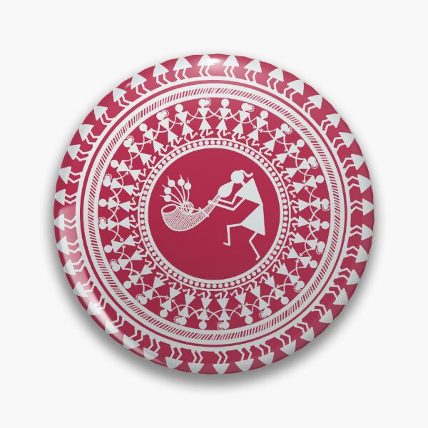 Item preview, Warli Dance Ritual  designed and sold by SanareiDesigns.