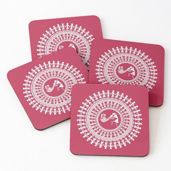 Item preview, Warli Dance Ritual  designed and sold by SanareiDesigns.