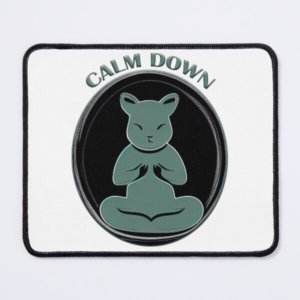 Item preview, CALM DOWN BE PATIENT designed and sold by luckymando.