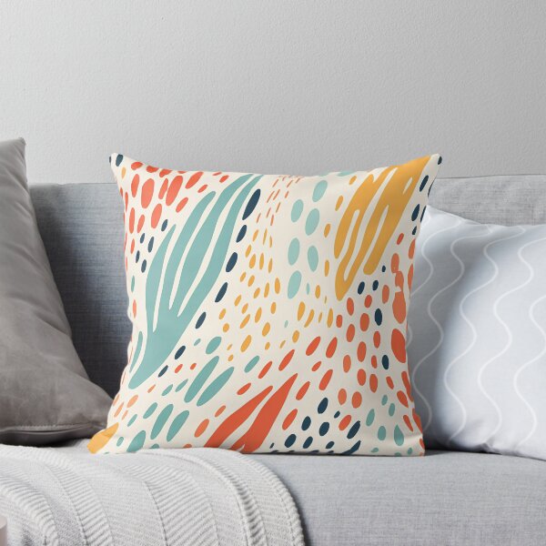 Item preview, Artistic hand painted abstract stripes and dots 23 designed and sold by UnaWu533.