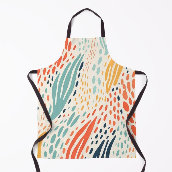 Item preview, Artistic hand painted abstract stripes and dots 23 designed and sold by UnaWu533.