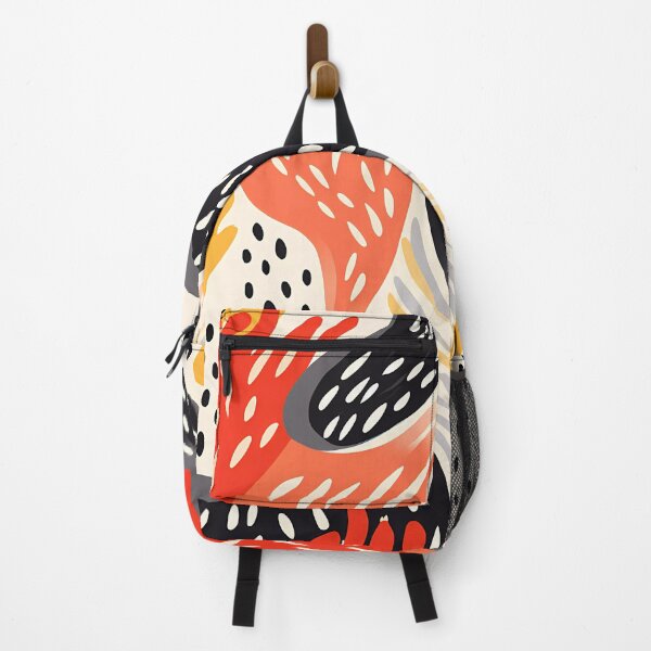 Item preview, Artistic hand painted abstract stripes and dots 24 designed and sold by UnaWu533.