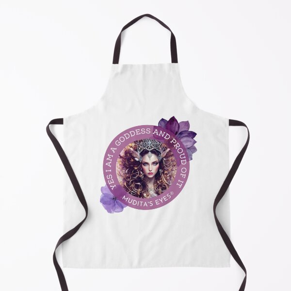 Item preview,  Mystic "Yes I am goddess and proud of it" Purple Goddess Divine Feminine Sticker designed and sold by MuditasEyes.