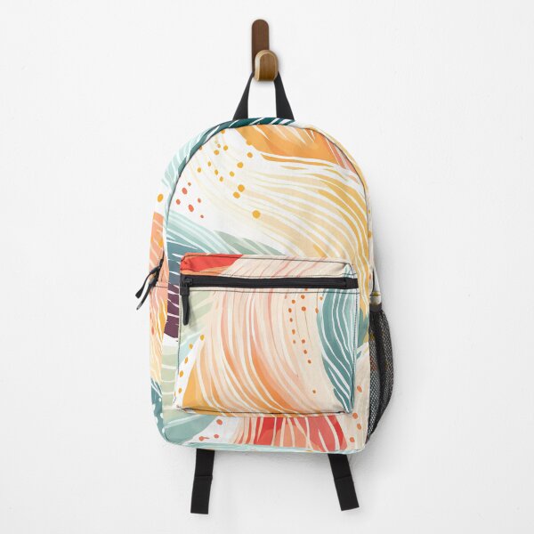 Item preview, Artistic hand painted abstract stripes and dots 26 designed and sold by UnaWu533.