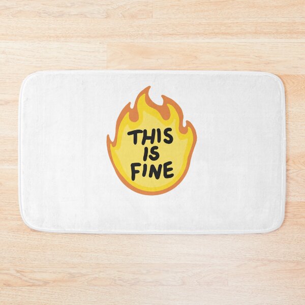 Item preview, This Is Fine Flames designed and sold by cutler-deedee.