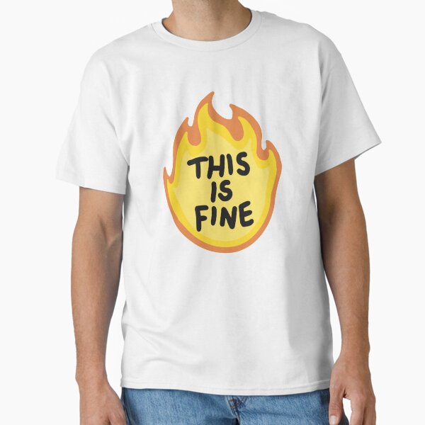 Item preview, This Is Fine Flames designed and sold by cutler-deedee.