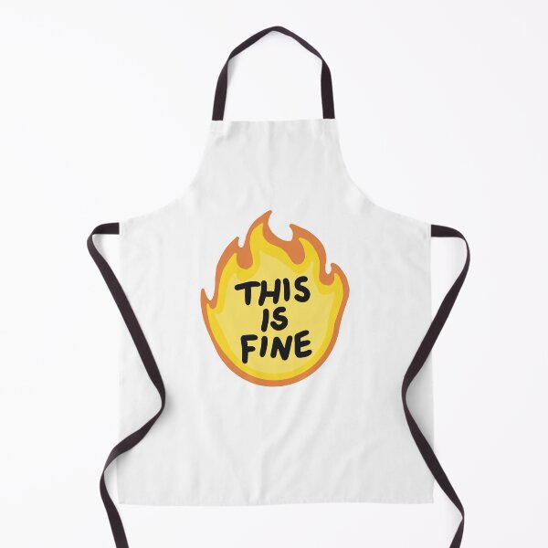 Item preview, This Is Fine Flames designed and sold by cutler-deedee.