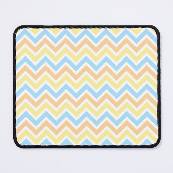 Item preview, Chevron Pattern. Pastel Orange Blue Yellow color designed and sold by Aetherier.