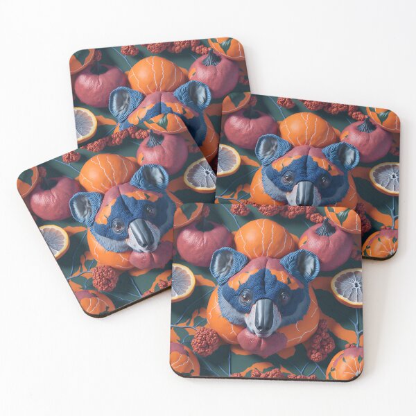 Item preview, Whispered Tango: Grapefruits and Koala Kaleidoscope designed and sold by AmazingLab.