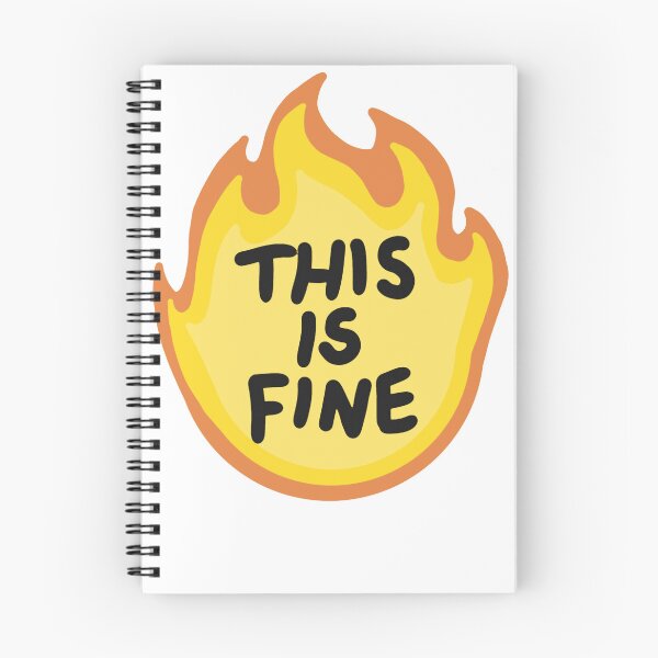 Item preview, This Is Fine Flames designed and sold by cutler-deedee.