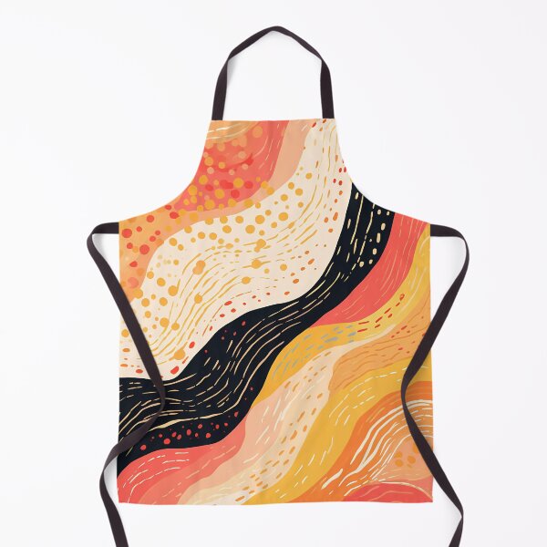 Item preview, Artistic hand painted abstract stripes and dots 27 designed and sold by UnaWu533.