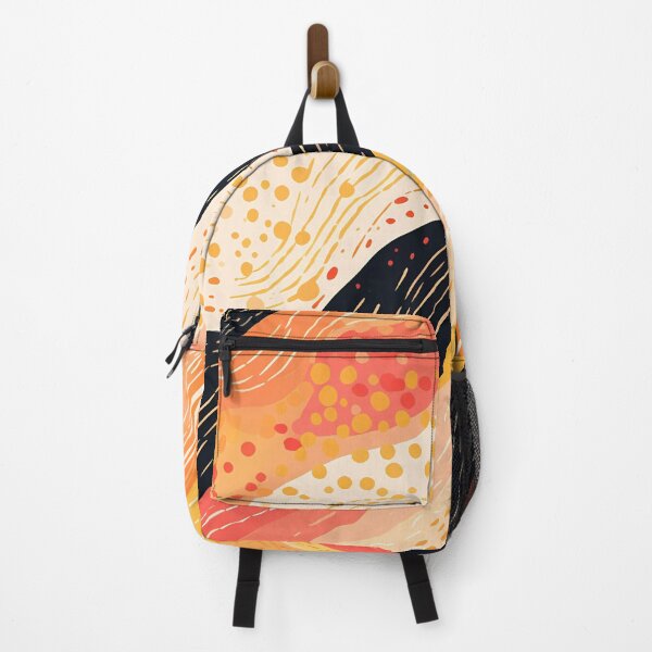 Item preview, Artistic hand painted abstract stripes and dots 27 designed and sold by UnaWu533.