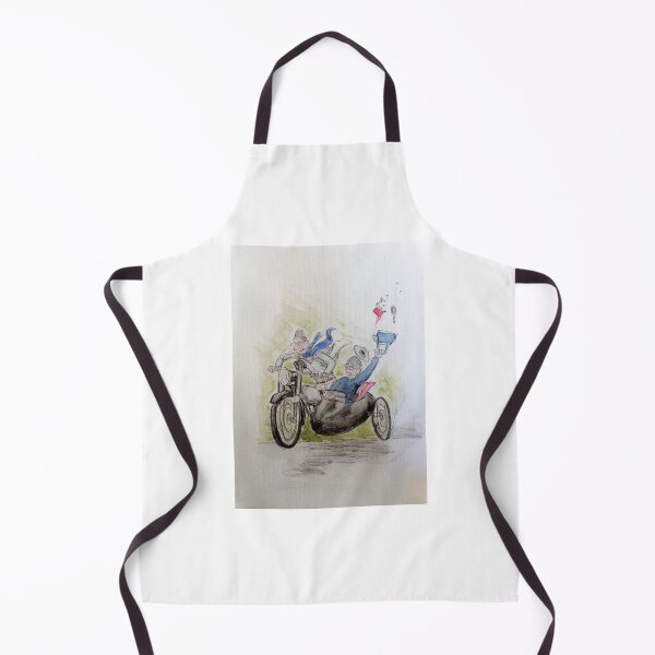 Item preview, Old couple whiz along on a motorbike and sidecar designed and sold by jgreensuniverse.