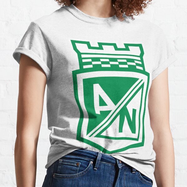 Camiseta verde tipo polo para mujer Atlético Nacional, Los Del Sur