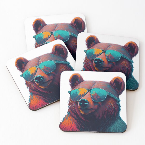 Item preview, Grizzly Bear with Sunglasses designed and sold by Digital Art Works  Hub.