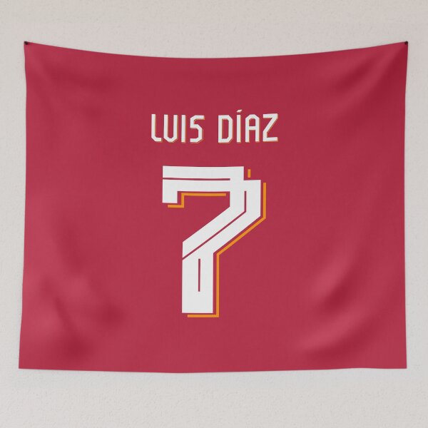 Item preview, Luis Diaz 7 Liverpool Home jersey 23/24 designed and sold by Alimator.