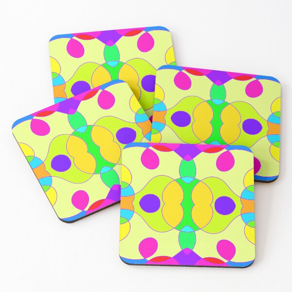 Item preview, Abstract full color line pattern  designed and sold by nickardi.