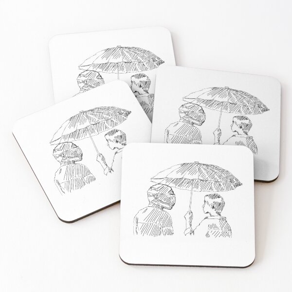 Item preview, Rain and Phayu in the rain designed and sold by DangerousDesign.