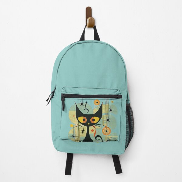 Item preview, Mid Century Modern Atomic Cat, Retro Black Cat, MCM cat designed and sold by BrightStreet.