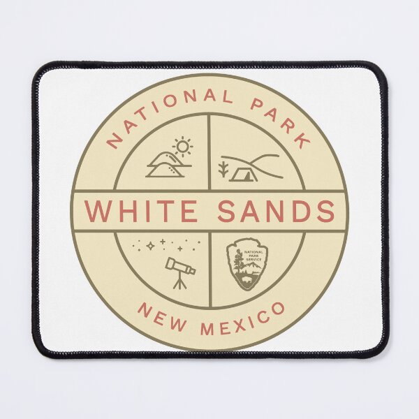 Item preview, Logotipo heráldico del Parque Nacional White Sands designed and sold by VanyaKar.