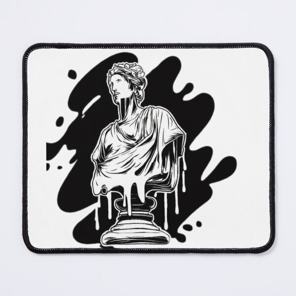 Item preview, Monochrome Beauty: Black and White Marble Statue designed and sold by FashionHomeCo.