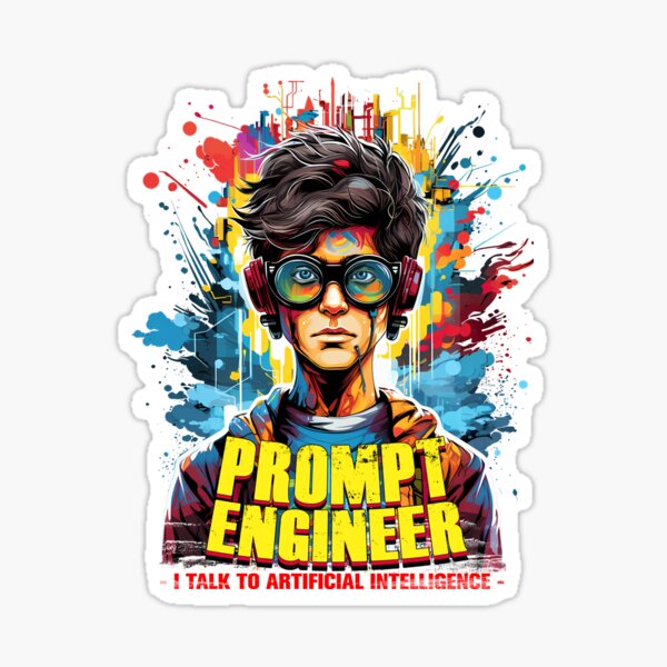 Item preview, Prompt Engineer | I talk to artificial intelligence | AI art Graphic   designed and sold by Azlanart.