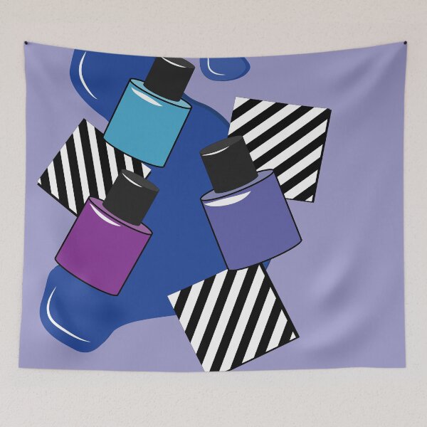 Item preview, Comic Nail Polish Print designed and sold by Printable-Cutie.