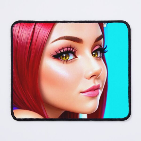 Item preview, Cat Valentine Red Hair Girl Close Up Cartoon (AI Art) designed and sold by allicocanasia.