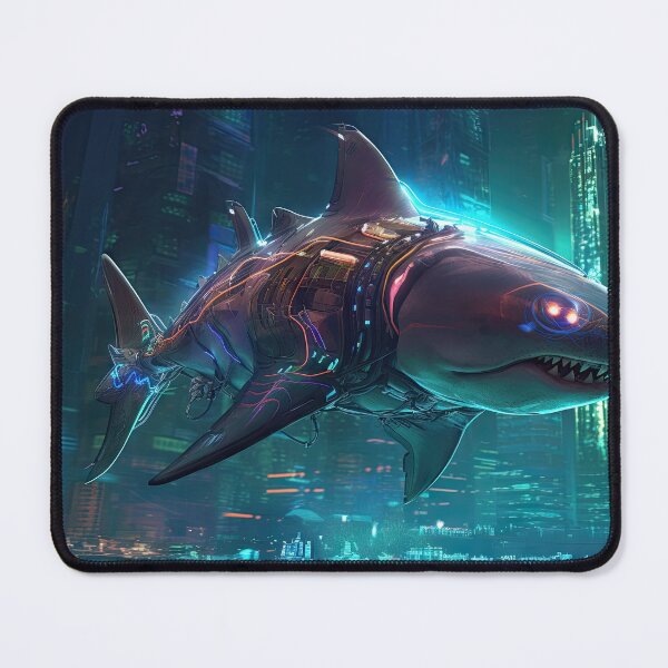 Item preview, Neon Shark designed and sold by Cosmic-graphics.