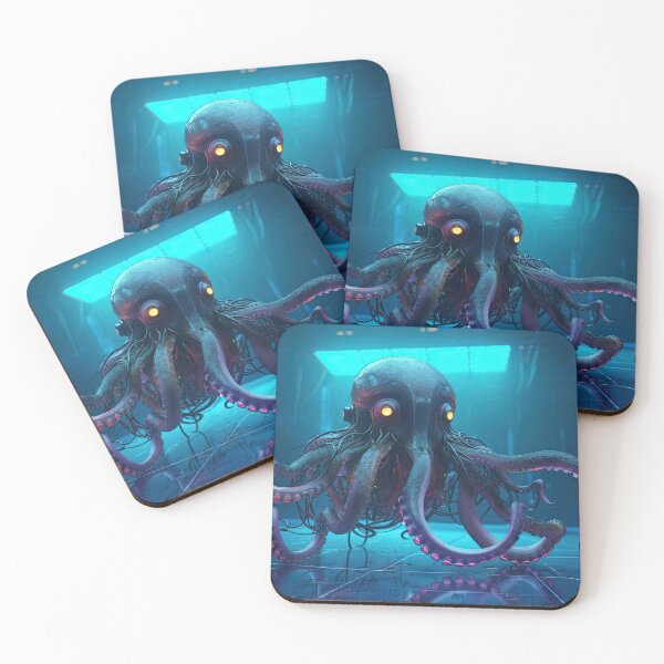 Item preview, Neon Octopus designed and sold by Cosmic-graphics.