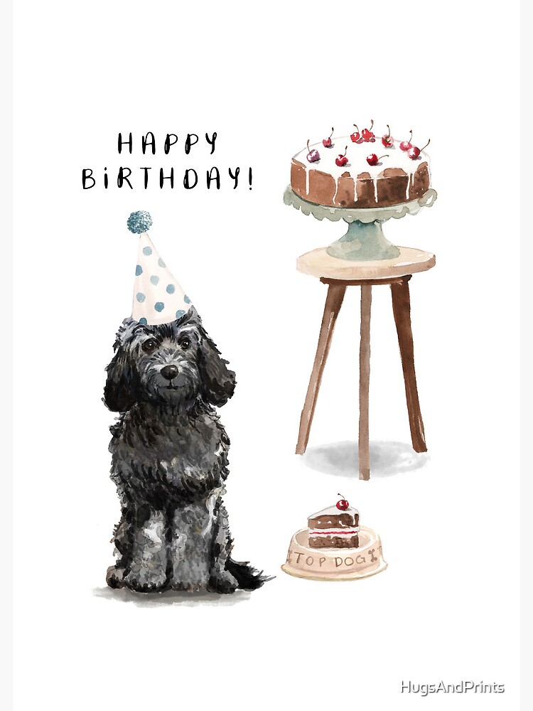 Cockapoo shop birthday cake