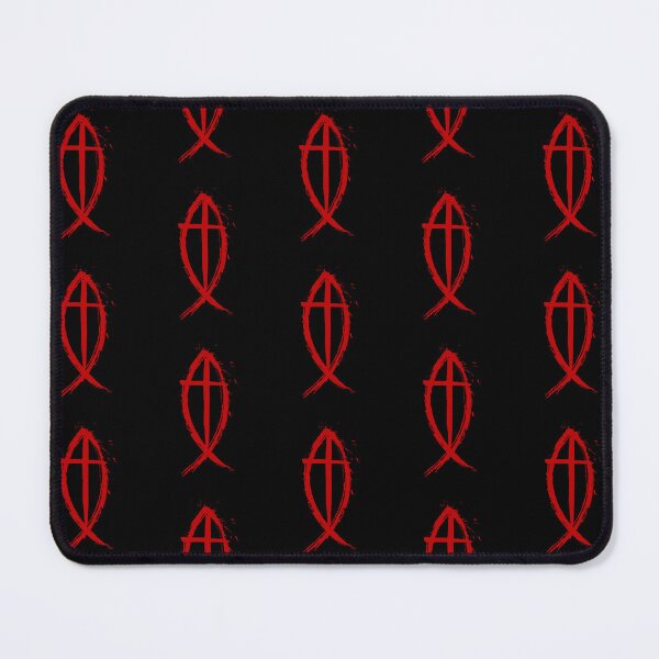 Item preview, The Cross And Fish - Red Edition designed and sold by CrossAndCrown.