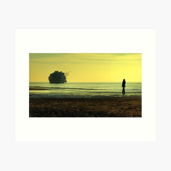 I crashed the boat! Art Print