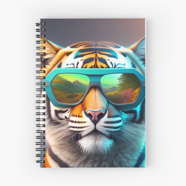 Item preview, The Cool Tiger with Sunglasses, Futuristic designed and sold by Magical-bear.