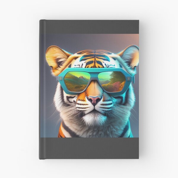 Item preview, The Cool Tiger with Sunglasses, Futuristic designed and sold by Magical-bear.