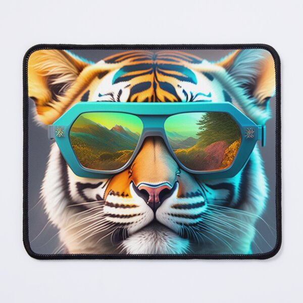 Item preview, The Cool Tiger with Sunglasses, Futuristic designed and sold by Magical-bear.