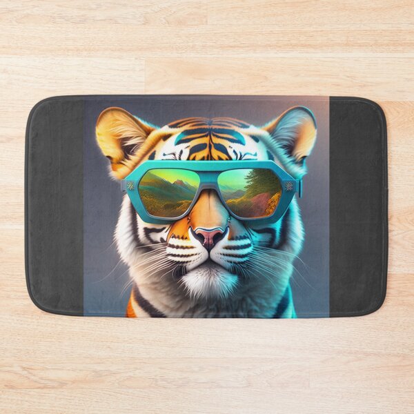 Item preview, The Cool Tiger with Sunglasses, Futuristic designed and sold by Magical-bear.
