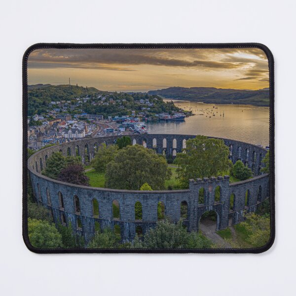 Item preview, McCaig's Tower standing proudly above Oban at sunset. designed and sold by DerickGray.