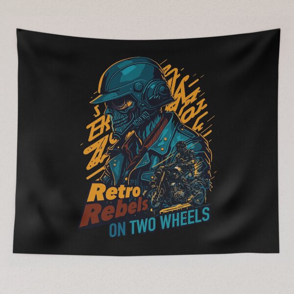 Item preview, Retro Rebels on Two Wheels! designed and sold by IcalsaidArt.