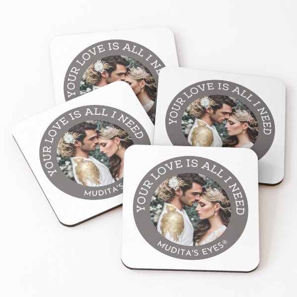 Item preview, Romantic " Your love is all i need" Divine Soft Soulmates Couple Sticker designed and sold by MuditasEyes.
