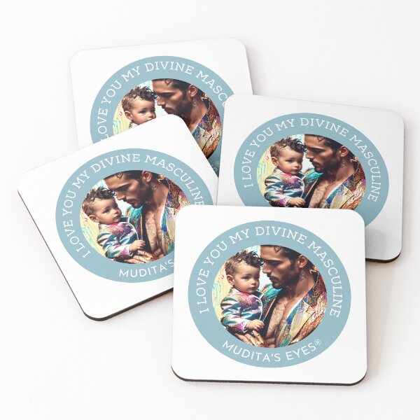Item preview, Sweet " I love you my divine masculine" Divine Love Sticker designed and sold by MuditasEyes.
