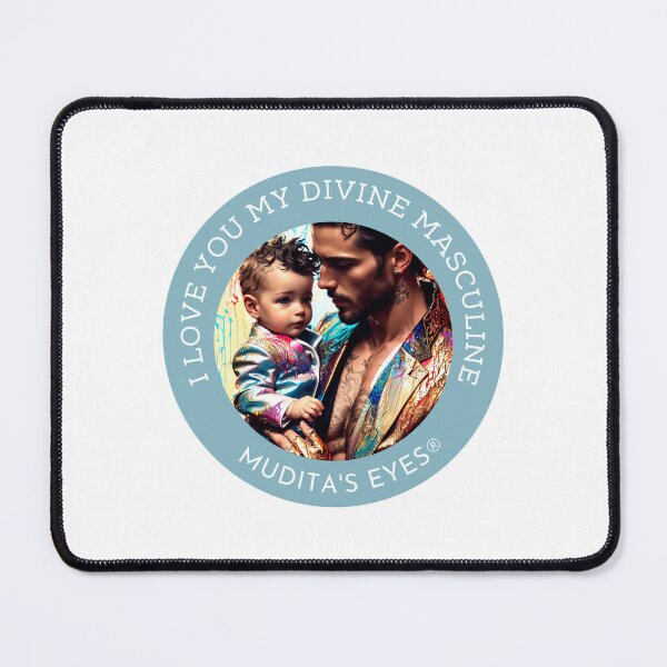 Item preview, Sweet " I love you my divine masculine" Divine Love Sticker designed and sold by MuditasEyes.