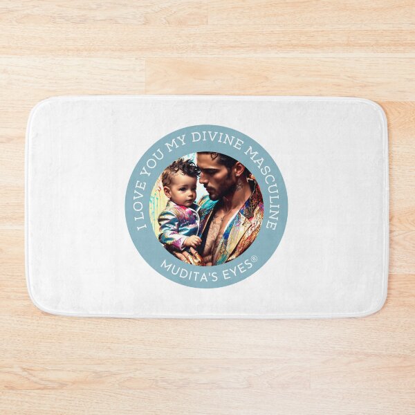 Item preview, Sweet " I love you my divine masculine" Divine Love Sticker designed and sold by MuditasEyes.