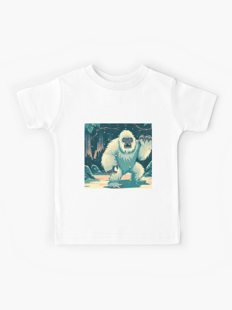 Yeti !! Kids T-Shirt for Sale by lunaticpark