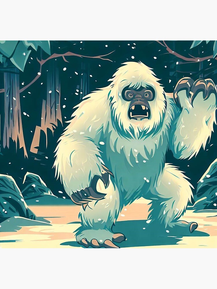 Yeti Magnet for Sale by Witty-Kids