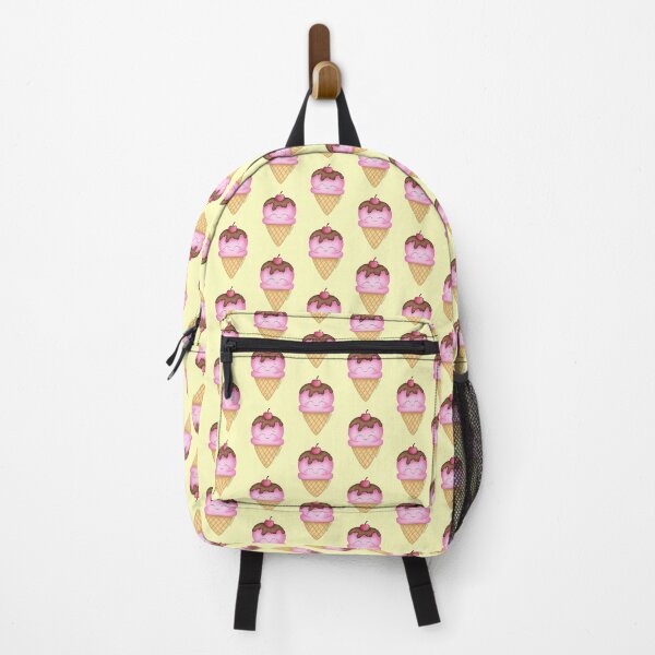 Item preview, Happy Cute Pink Ice Cream Cone designed and sold by PancakeAndLoaf.
