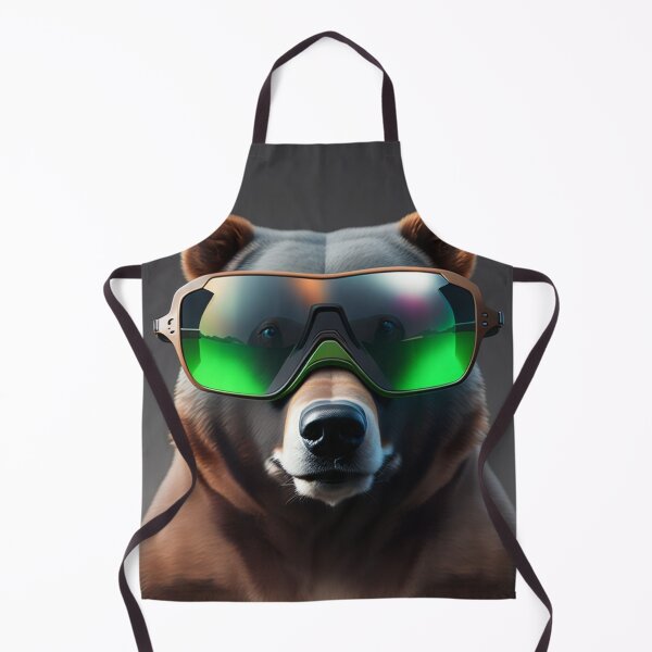 Item preview, Futuristic Cute Bear wearing VR sunglasses designed and sold by Magical-bear.