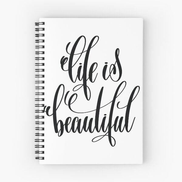 Item preview, Life is Beautiful / Startup Inspirational Quote designed and sold by ProjectX23.