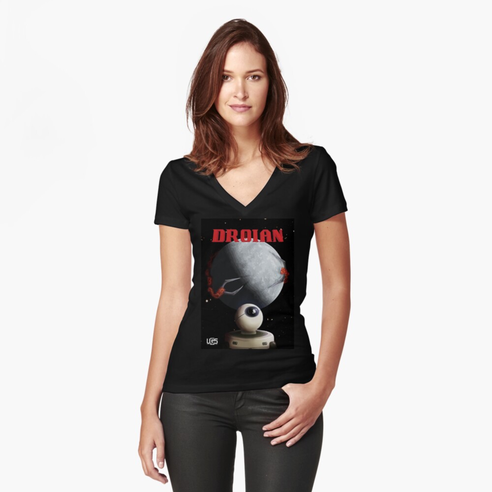 Item preview, Fitted V-Neck T-Shirt designed and sold by UGSstudios.