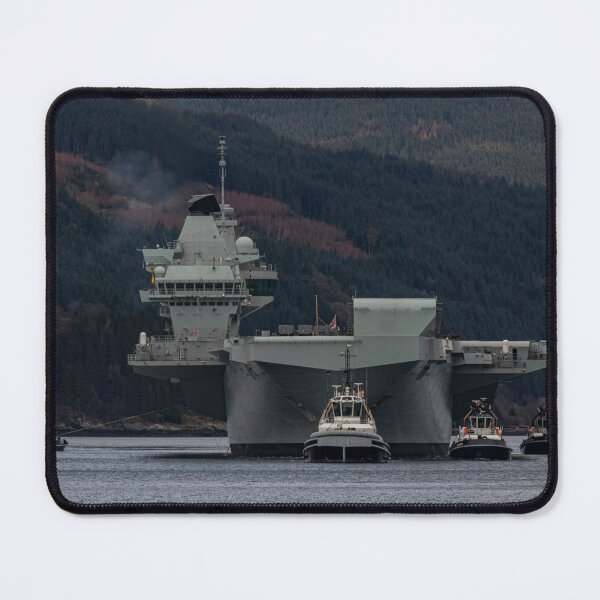 Item preview, HMS Queen Elizabeth departing Loch Long assisted by SD Tempest designed and sold by DerickGray.